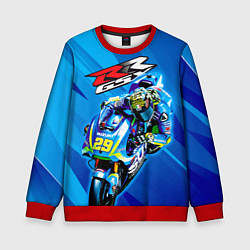 Свитшот детский Suzuki MotoGP, цвет: 3D-красный