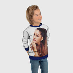 Свитшот детский Ariana Grande Ариана Гранде, цвет: 3D-синий — фото 2