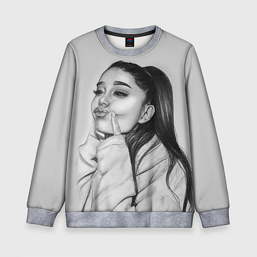 Детский свитшот Ariana Grande Ариана Гранде / 3D-Меланж – фото 1