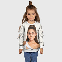 Свитшот детский Ariana Grande Ариана Гранде, цвет: 3D-белый — фото 2