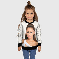 Свитшот детский Ariana Grande Ариана Гранде, цвет: 3D-черный — фото 2