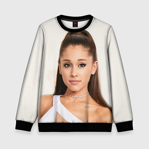 Детский свитшот Ariana Grande Ариана Гранде / 3D-Черный – фото 1