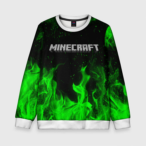 Детский свитшот MINECRAFT / 3D-Белый – фото 1