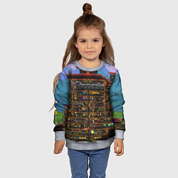 Свитшот детский TERRARIA, цвет: 3D-меланж — фото 2