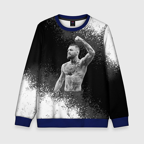 Детский свитшот Conor McGregor / 3D-Синий – фото 1