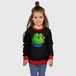 Свитшот детский Frog, цвет: 3D-красный — фото 2