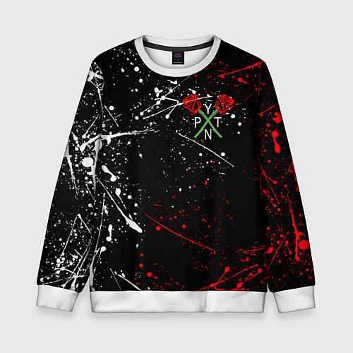 Детский свитшот Payton Moormeier: TikTok / 3D-Белый – фото 1