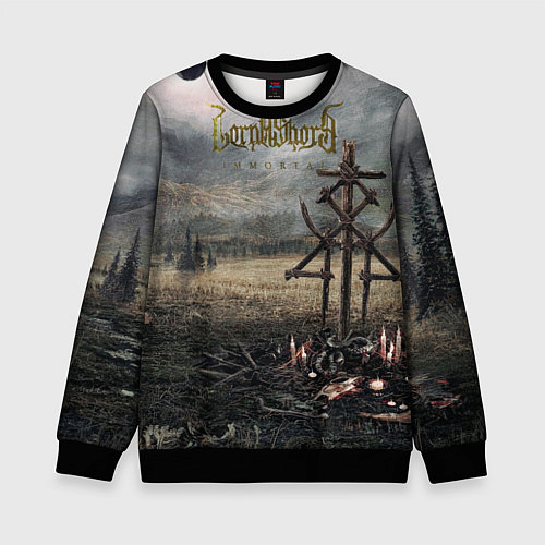 Детский свитшот Lorna Shore - Immortal / 3D-Черный – фото 1