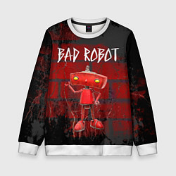 Свитшот детский Bad Robot, цвет: 3D-белый