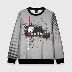 Свитшот детский Handball, цвет: 3D-черный