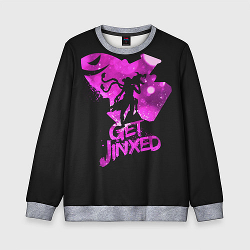 Детский свитшот Get Jinxed / 3D-Меланж – фото 1