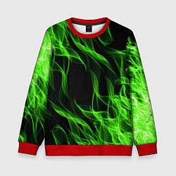 Свитшот детский TOXIC FLAME, цвет: 3D-красный