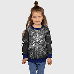 Свитшот детский The Witcher, цвет: 3D-синий — фото 2