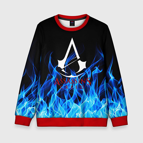 Детский свитшот Assassin??s Creed / 3D-Красный – фото 1