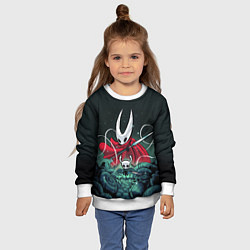 Свитшот детский Hollow Knight, цвет: 3D-белый — фото 2
