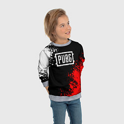 Свитшот детский PUBG, цвет: 3D-меланж — фото 2
