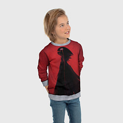 Свитшот детский Hollow Knight, цвет: 3D-меланж — фото 2