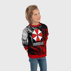 Свитшот детский UMBRELLA CORP, цвет: 3D-красный — фото 2
