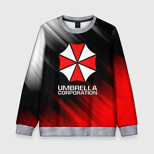 Детский свитшот UMBRELLA CORP / 3D-Меланж – фото 1