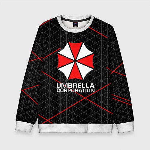 Детский свитшот UMBRELLA CORP / 3D-Белый – фото 1