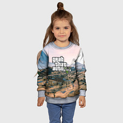 Свитшот детский Grand Theft Auto 5, цвет: 3D-меланж — фото 2