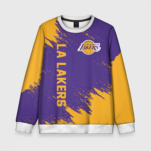 Детский свитшот LA LAKERS / 3D-Белый – фото 1