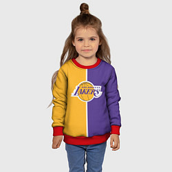 Свитшот детский LA LAKERS, цвет: 3D-красный — фото 2