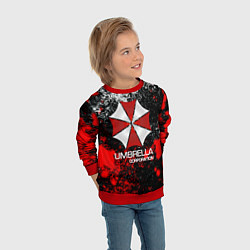 Свитшот детский UMBRELLA CORP, цвет: 3D-красный — фото 2