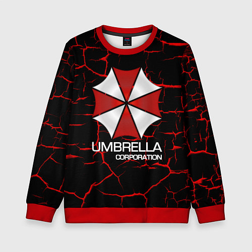 Детский свитшот UMBRELLA CORP / 3D-Красный – фото 1