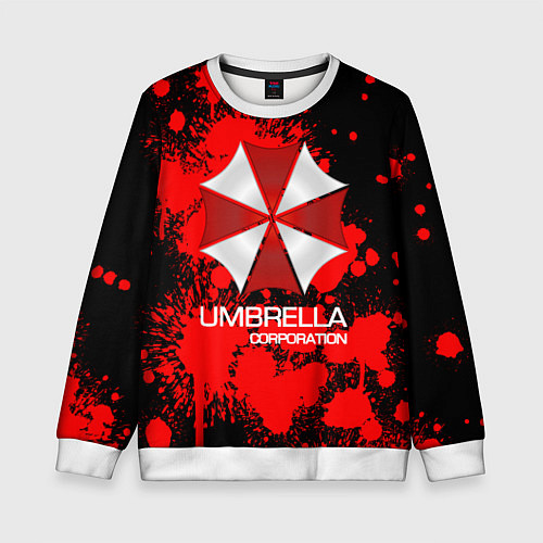 Детский свитшот UMBRELLA CORP / 3D-Белый – фото 1