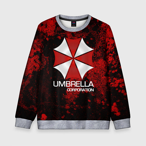 Детский свитшот UMBRELLA CORP / 3D-Меланж – фото 1