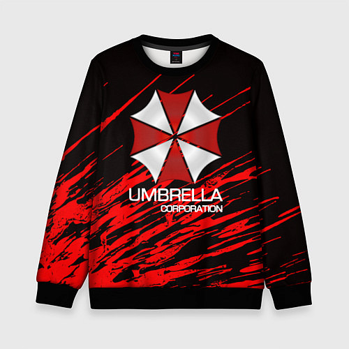 Детский свитшот UMBRELLA CORP / 3D-Черный – фото 1