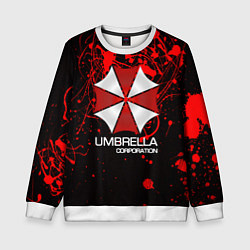 Свитшот детский UMBRELLA CORP, цвет: 3D-белый