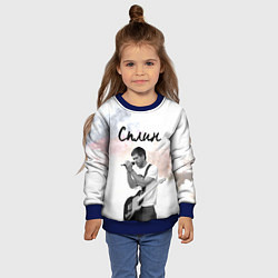 Свитшот детский Сплин, цвет: 3D-синий — фото 2