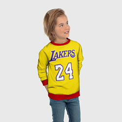 Свитшот детский Kobe Bryant 24, цвет: 3D-красный — фото 2