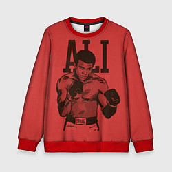 Свитшот детский Ali, цвет: 3D-красный