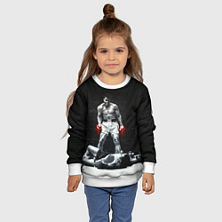 Свитшот детский Muhammad Ali, цвет: 3D-белый — фото 2