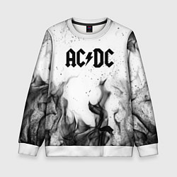 Свитшот детский ACDC, цвет: 3D-белый