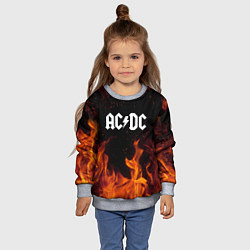 Свитшот детский AC DC, цвет: 3D-меланж — фото 2