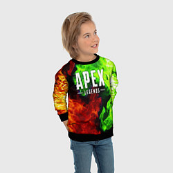 Свитшот детский APEX LEGENDS, цвет: 3D-черный — фото 2