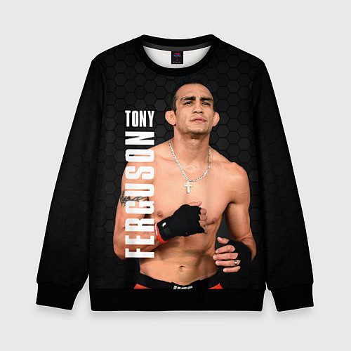 Детский свитшот EL CUCUY Tony Ferguson / 3D-Черный – фото 1