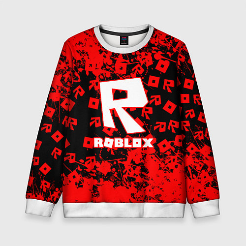 Детский свитшот Roblox / 3D-Белый – фото 1