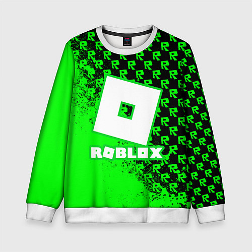 Детский свитшот Roblox / 3D-Белый – фото 1