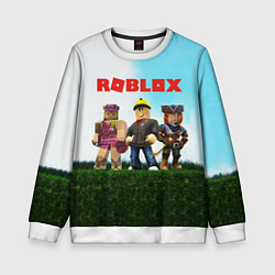 Свитшот детский ROBLOX, цвет: 3D-белый