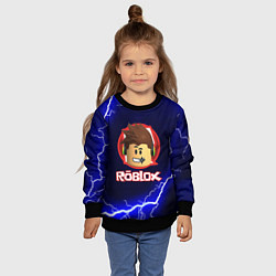 Свитшот детский ROBLOX, цвет: 3D-черный — фото 2