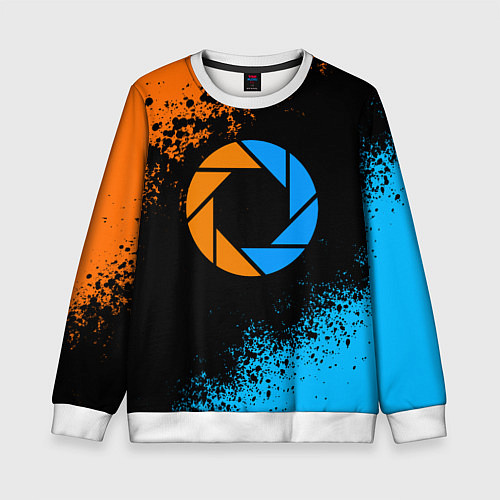 Детский свитшот PORTAL / 3D-Белый – фото 1