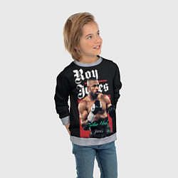 Свитшот детский Roy Jones, цвет: 3D-меланж — фото 2