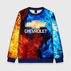Свитшот детский CHEVROLET, цвет: 3D-синий
