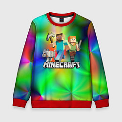 Свитшот детский MINECRAFT, цвет: 3D-красный