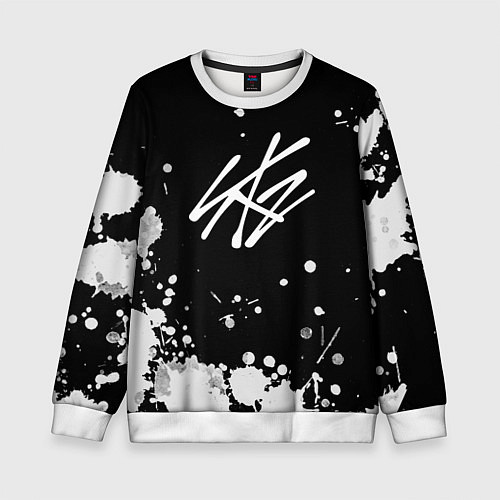 Детский свитшот Stray Kids / 3D-Белый – фото 1